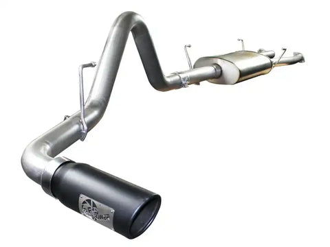aFe 49-46009-B MACHForce XP Exhausts Cat-Back SS-409 EXH CB Toyota Tundra 07-09 V8-4.7L (blk tip)