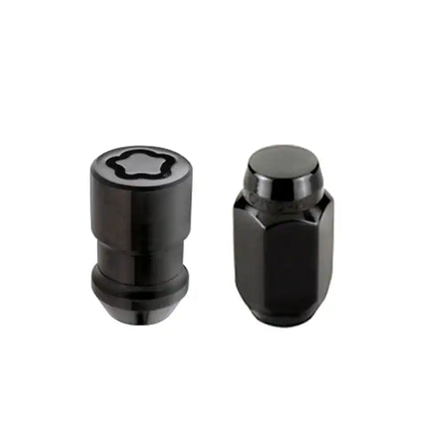 McGard 5 Lug Hex Install Kit w/Locks (Cone Seat Nut) 1/2-20 / 13/16 1.5in. Length - Black