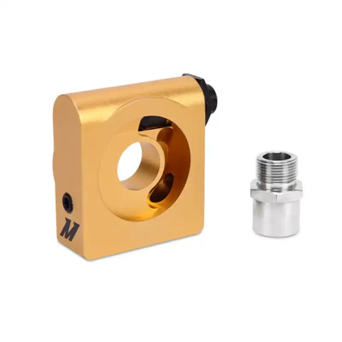 Mishimoto M22 x 1.5 Oil Sandwich Plate w/ Rear-Mounted Thermostat