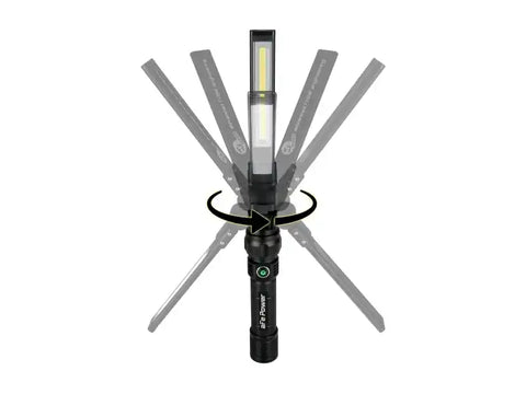 aFe 40-10229 Magnetic Folding Flashlight 350 Lumen