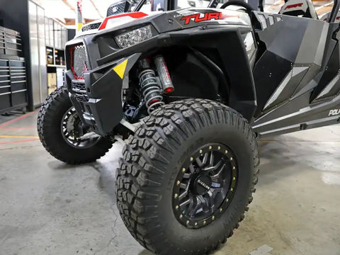 aFe 851-5600-03-CA 14-16 Polaris RZR 925/1000cc Sway-A-Way 2.5 Front Coilover Kit w/ PB Reservoirs and Comp Adj