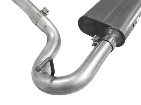 aFe 49-08042-1 Scorpion 2-1/2in Alum Steel Cat-Back Hi-Tuck 07-18 Jeep Wrangler (JK) V6 (Fits 4 Dr Model Only)