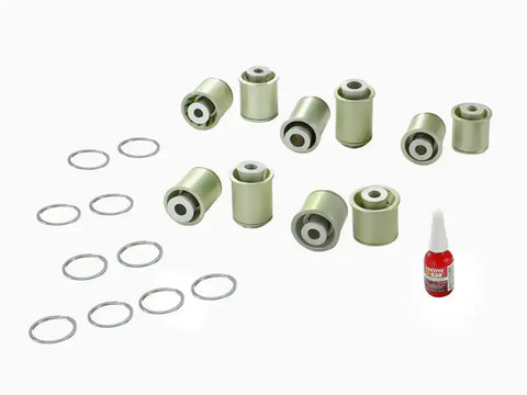 aFe 460-401002-A Control PFADT Steel Frame Drag Rear Solid Spherical C/A Bearings Set Chevy Corvette C5 / C6