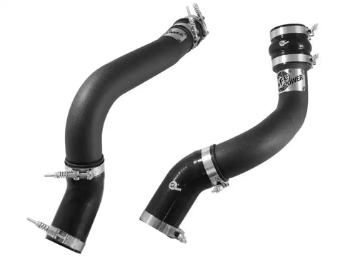 aFe 46-20134-B BladeRunner 3in Black Intercooler Tubes Hot & Cold Side Kit for 13-14 Dodge RAM Diesel 6.7L (td)