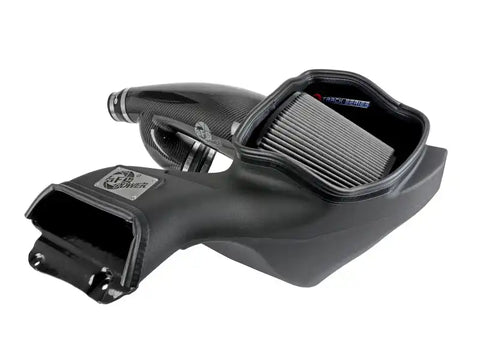 aFe 57-10010D 17-20 Ford F-150/Raptor Track Series Carbon Fiber Cold Air Intake System With Pro DRY S Filters