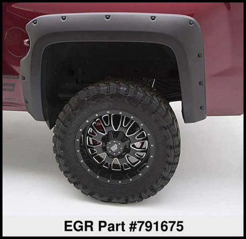 EGR 14+ Chev Silverado 5ft Bed Bolt-On Look Fender Flares - Set Matte