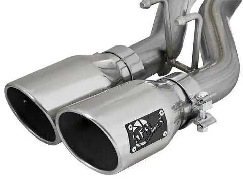 aFe 49-48054-P Rebel Series 2.5in SS Cat-Back Exhaust w/ Polished Tip 07-18 Jeep Wrangler (JK) V6 3.6/3.8L 4dr