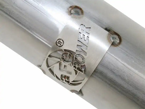 aFe 48-06209 Power Twisted Steel Loop Delete D/P Aluminized 12-18 Jeep Wrangler (JK) V6 3.6L