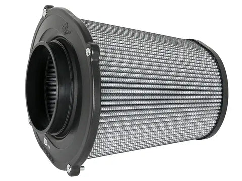 aFe 21-90098 Quantum Pro DRY S Air Filter Flat Top - 5in Flange x 9in Height