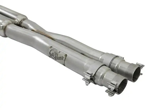 aFe 49-33087-B MACHForce XP 3in 304 SS Loud Tone Cat-Back w/ Black Tips 15-17 Ford Mustang V6-3.7L/V8-5.0L