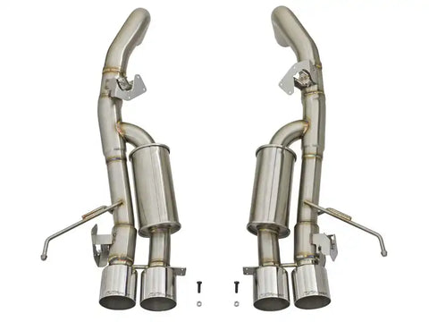 aFe 49-34056-P MACHForce XP 3in-2 1/2in Axle Back 304SS Exhaust w/ Polished Tips 14-17 Chevy Corvette V8-6.2L