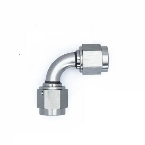 DeatschWerks 6AN Flare Female Swivel 90-Degree to 6AN Flare Female Swivel - Anodized Matte Black