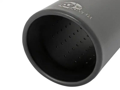 aFe 49T30404-B121 MACH Force-Xp 409 Stainless Steel Clamp-on Exhaust Tip 3in Inlet 4in Outlet - Black
