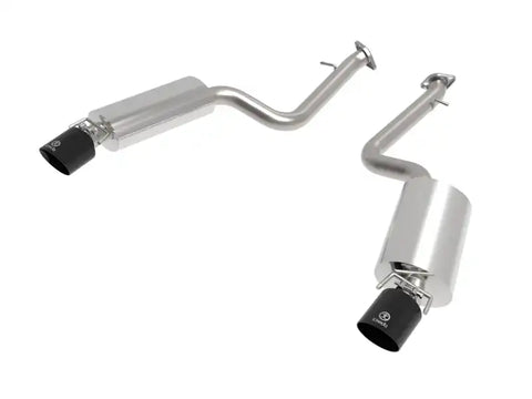 aFe 49-36060-B Takeda 14-22 Lexus IS350 V6 2.5in. 304 Stainless Steel Axle-Back Exhaust System w/ Black Tip
