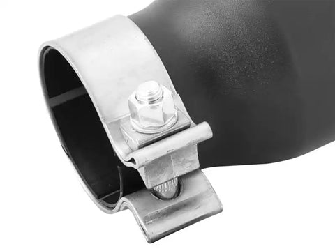 aFe 49T25354-B06 MACH Force-XP 409 SS Single Wall Universal Clamp On Exhaust Tip - Black