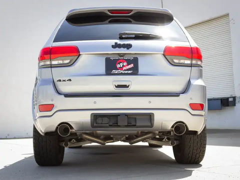 aFe 49-38085-P Vulcan Series 2.5in 304SS Cat-Back Exhaust 11-19 Jeep Grand Cherokee (WK2) 5.7L w/ Polished Tips