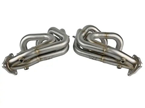 aFe 48-34148-H Twisted 304SS Header 2020 Chevy Corvette (C8) 6.2L V8 - Brushed