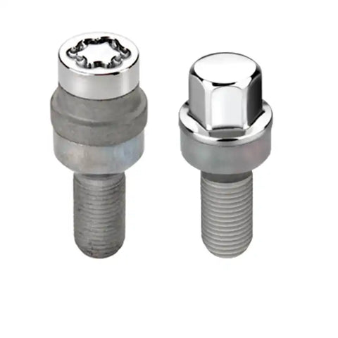 McGard 5 Lug Hex Install Kit w/Locks (Radius Seat Bolt) M14X1.5 / 17mm 28.1mm Shank L - Chrome