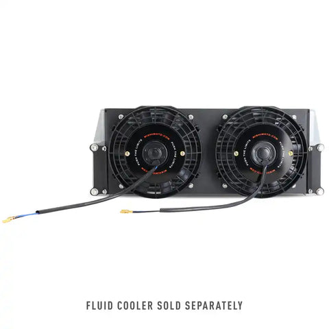 Mishimoto Universal 17in. Heavy-Duty Oil Cooler Fan Shroud - Micro Wrinkle Black