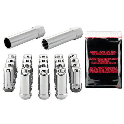 McGard SplineDrive Tuner Jeep 23pc. Kit (Cone) 1/2-20 / 13/16 Hex (18 Lug Nuts 5 Locks) - Chrome