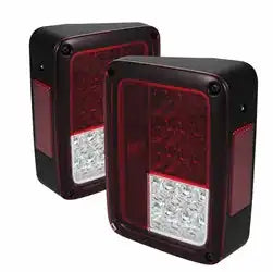 Spyder Auto 5070401 - LED Tail Lights Red Clear