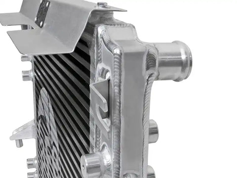 aFe 46-50012-B BladeRunner GT Series Bar and Plate Radiator w/ Black Hoses 12-18 Jeep Wrangler (JK) V6 3.6L