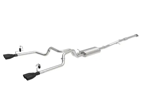 aFe 49-34110-B Vulcan Series 3-2.5in 304SS Exhaust Cat-Back w/Blk Tips 2019 GM Silverado/Sierra 1500 L4-2.7L(t)