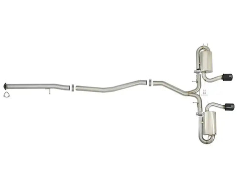 aFe 49-36618-B Takeda 3in 304 SS Cat-Back Exhaust w/ Dual Center Black Tips 17+ Honda Civic Si (2dr) I4 1.5L
