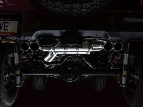 AWE 21+ Wrangler 392 Switchpath Cat-Back Exhaust- Quad BashGuards