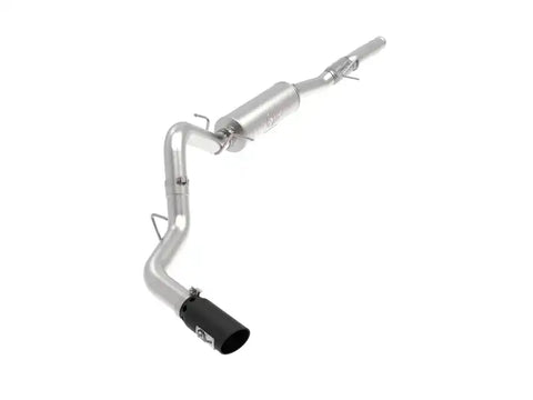 aFe 49-44116-B Apollo GT Series 4in 409SS Cat Back Exh System w/Blk Tip 14-18 GM Silverado/Sierra 1500 V8-6.2L