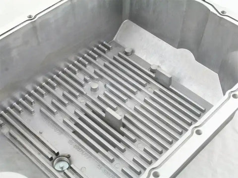 aFe 46-70122-1 Transmission Pan (Black) Ford Diesel Trucks 03-10 V8-6.0/6.4L (td)