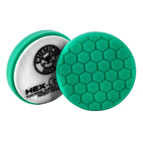 Chemical Guys Hex-Logic Self-Centered Heavy Polishing Pad - Green - 4in - Case of 24