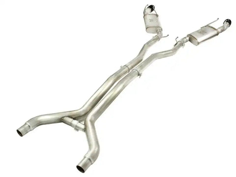 aFe 49-44039-B MACHForce XP Exhaust 3in Stainless Stee CB/10-13 Chevy Camaro V8-6.2L (td) (gloss blk tip)