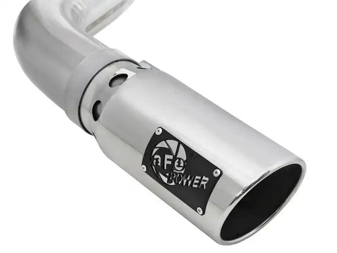 aFe 49-43143-P 2021 Ford F-150 V6-3.0L (td) Large Bore 409 SS DPF-Back Exhaust System w/ Polished Tip