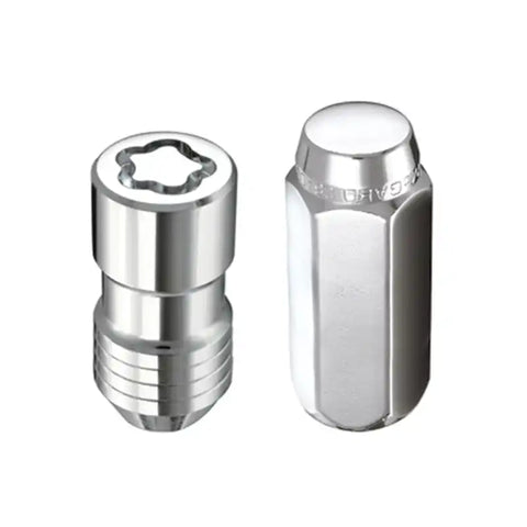 McGard 6 Lug Hex Install Kit w/Locks (Cone Seat Nut) M14X2.0 / 13/16 2.25in. Length - Chrome