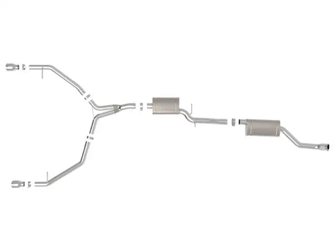 aFe 49-36438-P MACH Force-Xp 13-16 Audi Allroad L4 SS Cat-Back Exhaust w/ PolishedTips