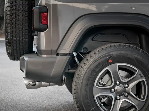 aFe 49-48076-P Rebel Series 2.5in 409 SS Cat-Back Exhaust w/ Polished Tips 18-19 Jeep Wrangler (JL) V6 3.6L
