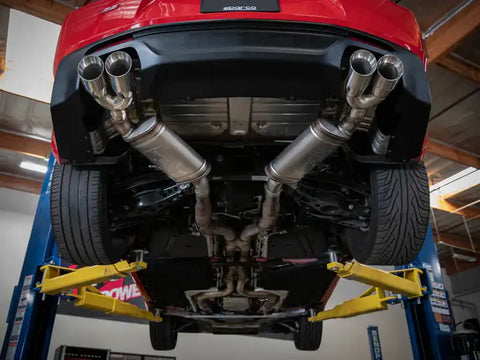 aFe 49-44119-B POWER MACH Force-Xp 3in Axle-Back Exhaust 16-20 Chevrolet Camaro SS V8 6.2L w/Mufflers - Black