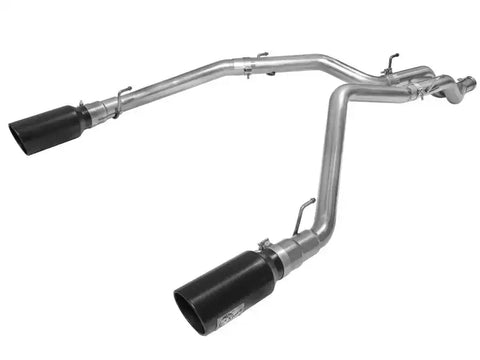 aFe 49-42044-B MACHForce XP DPF-Back Exhaust 3in SS w/ 6in Black Tips 2014 Dodge Ram 1500 V6 3.0L EcoDiesel