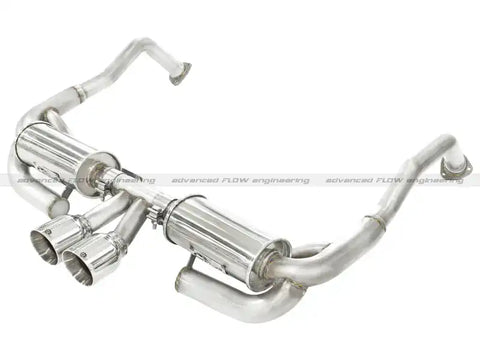 aFe 49-36409 ELITE 05-12 Porsche Boxster S (987.1-987.2) H6 3.4L 304SS Dual Cat-Back w/Dual Polished Tip Exht