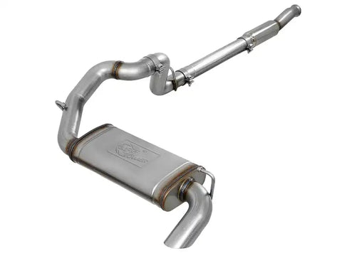 aFe 49-48079 MACHForce XP 18-20 Jeep Wrangler (JL) L4-2.0L (t) 3in 409 SS Cat-Back Hi-Tuck Exhaust