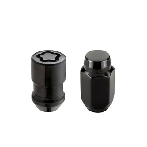 McGard 5 Lug Hex Install Kit w/Locks (Cone Seat Nut) M12X1.5 / 13/16 1.5in. Length - Black