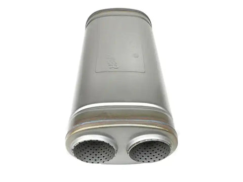 aFe 49M00055 MACH Force-Xp 409 SS Muffler 3in Dual Inlet/Dual Outlet 5in H x 8in W 18in L - Oval Body