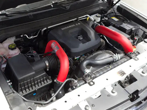 aFe 46-20268-R BladeRunner 2.5in Red IC Tube Hot Side w/ Coupling & Clamp Kit 2016 GM Colorado/Canyon 2.8L