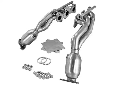 aFe 48-46003-1HC Twisted Steel Header 409 SS w/Cat 12-15 Toyota Tacoma V6-4.0L
