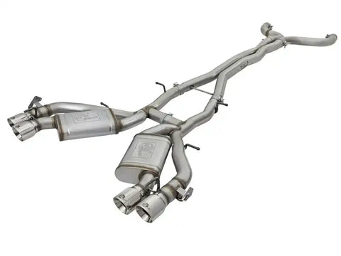 aFe 49-34069-P MACHForce XP 3in 304 Stainless Steel Cat-Back Exhaust 16-17 Chevy Camaro SS V8-6.2L