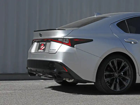 aFe 49-36060-B Takeda 14-22 Lexus IS350 V6 2.5in. 304 Stainless Steel Axle-Back Exhaust System w/ Black Tip