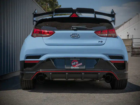 aFe 49-37030-B Hyundai Veloster N 21-22 L4-2.0L (t) Takeda Cat-Back Exhaust System- Polished Tips