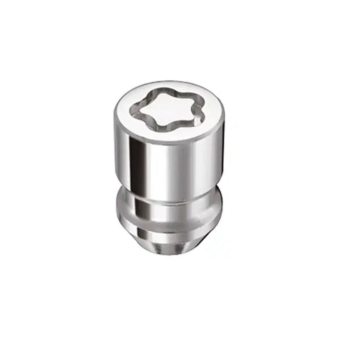 McGard Wheel Lock Nut Set - 5pk. (Cone Seat) M12X1.25 / 13/16 Hex 1.28in. Length Chrome