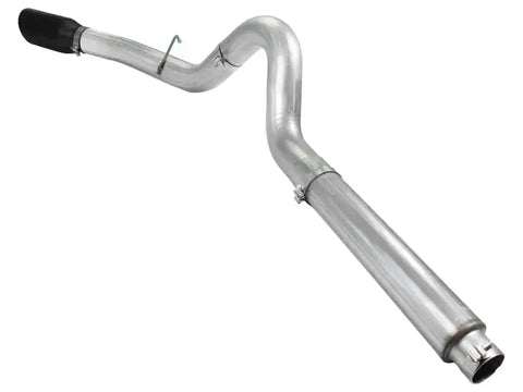 aFe 49-03054-B Atlas 5in DPF-Back Aluminized Steel Exh Sys, Ford Diesel Trucks 08-10 V8-6.4L (td) Black tip